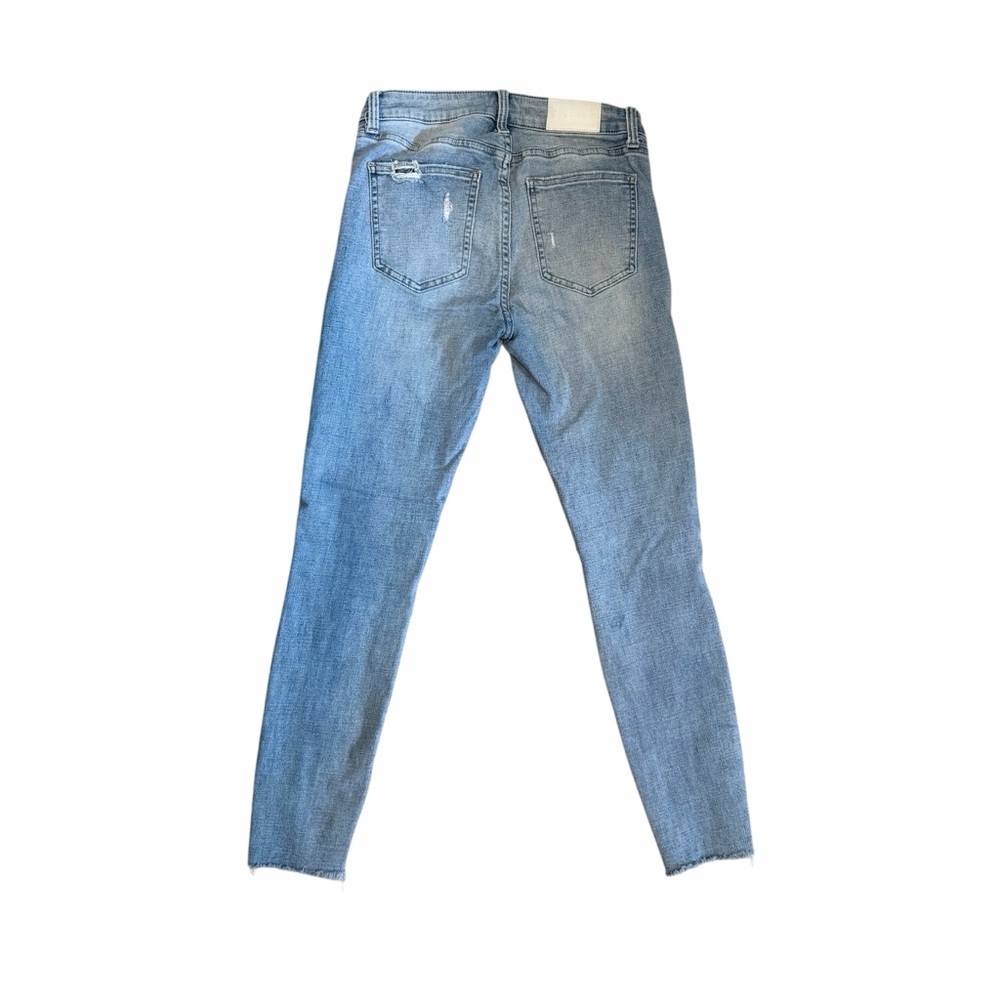 PISTOLA Mid Rise Light Blue Distressed Skinny Jeans Sz 26 - Picture 7 of 8